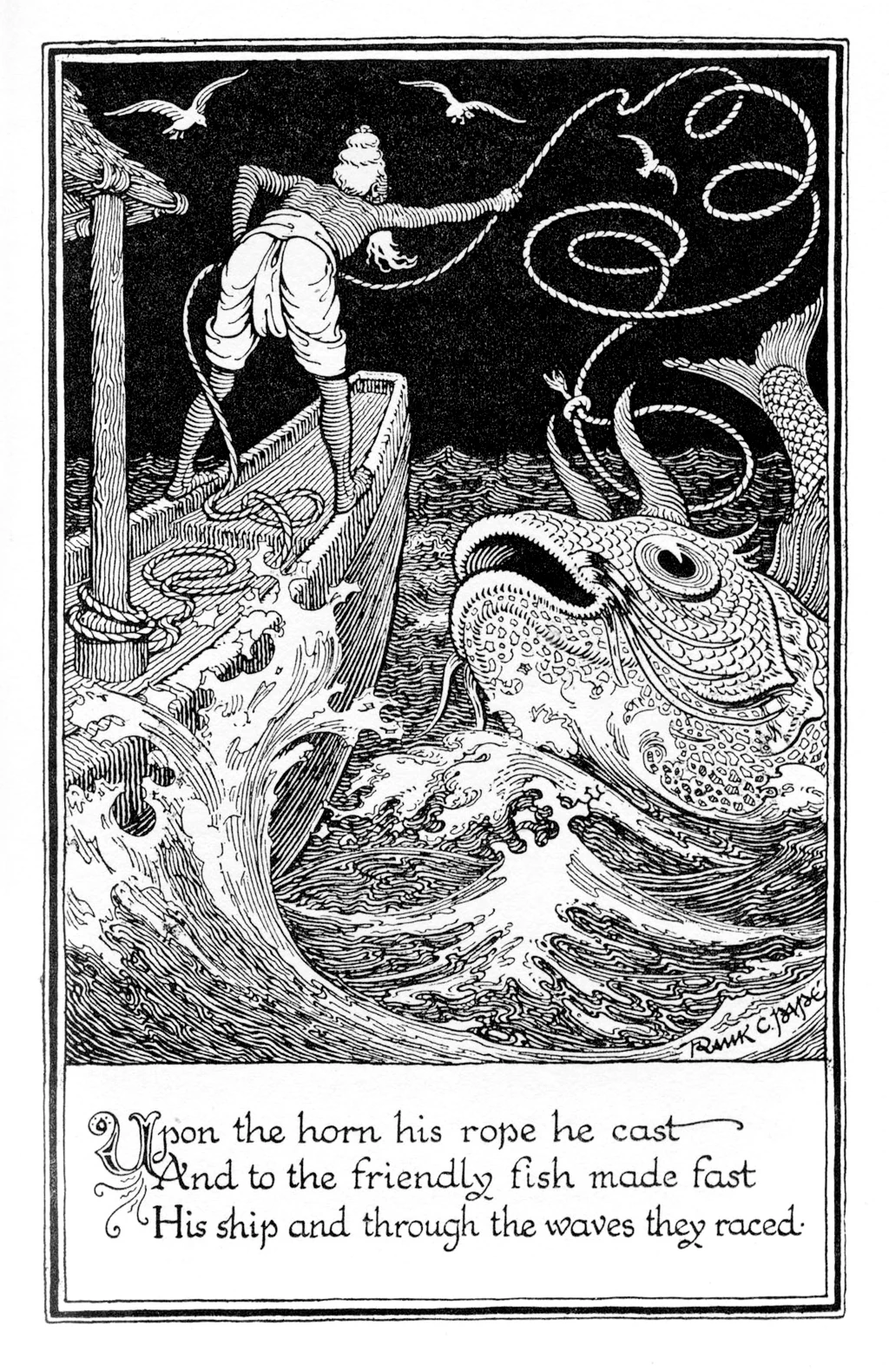 What the fish may have looked like alive. Frank C Pape