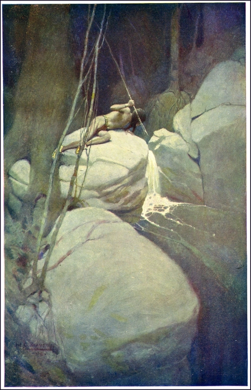 http://commons.wikimedia.org/wiki/File:NC_Wyeth_the_Indian_in_His_Solitude_2.png