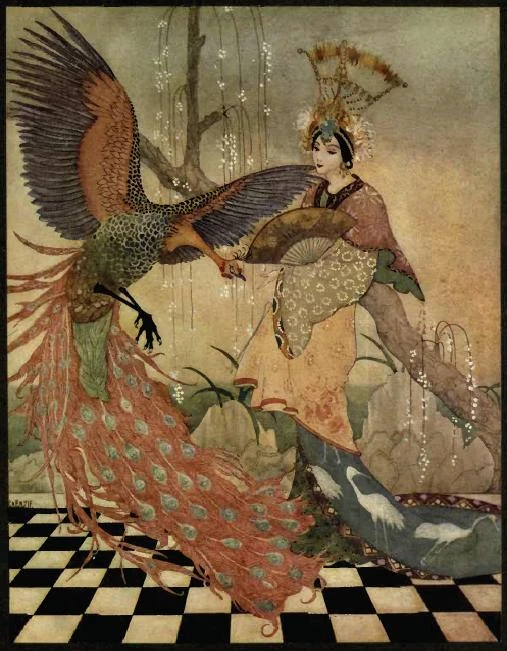 http://commons.wikimedia.org/wiki/File:Illustration_inset_at_page_125_of_Indian_Fairy_Tales_(1892).png